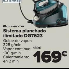 Oferta de Sistema Planchado Ilimitado DG7623 por 169€ en Carrefour