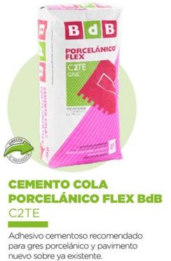Oferta de Bdb - Cemento Cola Porcelánico Flex en BdB