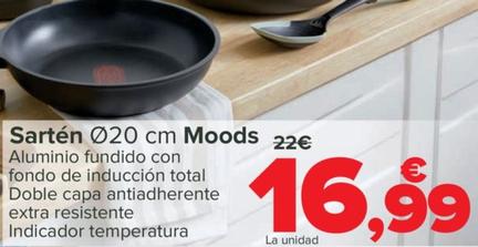 Oferta de Sartén Moods por 16,99€ en Carrefour