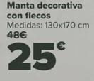 Oferta de Manta decorativa con flexos por 25€ en Carrefour