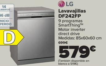 Oferta de Lavavajillas DF242FP por 579€ en Carrefour