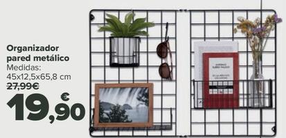 Oferta de Organizador pared metalico por 19,9€ en Carrefour