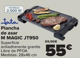 Oferta de Plancha de asar M MAGIC JT950 por 55€ en Carrefour