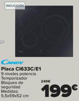 Oferta de Placa CI633C/E1 por 199€ en Carrefour