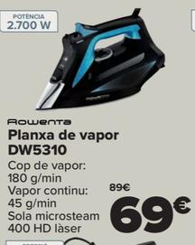 Oferta de Planxa de vapor DW5310 por 69€ en Carrefour
