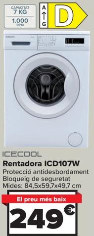 Oferta de Rentadora ICD107W por 249€ en Carrefour