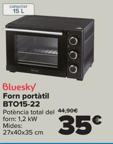 Oferta de Forn Portatil BTO15-22 por 35€ en Carrefour