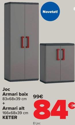 Oferta de Joc Armari Baix + Armari Alt por 84€ en Carrefour