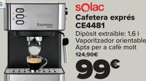 Oferta de Cafetera espresso CE4481 por 99€ en Carrefour