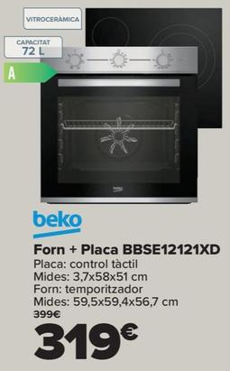 Oferta de Forn + Placa BBSE12121XD por 319€ en Carrefour