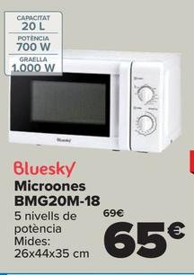 Oferta de Microones BMG20M-18 por 65€ en Carrefour