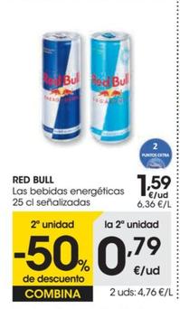 Oferta de Las bebidas energeticas por 1,59€ en Eroski