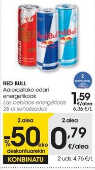 Oferta de Adierazitako edari energetikoak por 1,59€ en Eroski