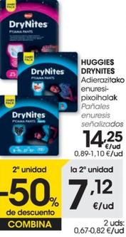 Oferta de Drynites adierazitako enuresi pixoihalak por 14,25€ en Eroski