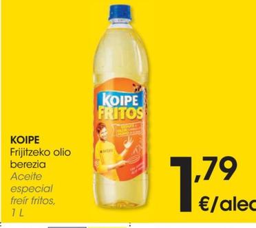 Oferta de Frijitzeko olio berezia por 1,79€ en Eroski