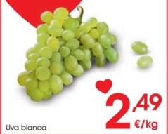 Oferta de Uva blanca por 2,49€ en Eroski