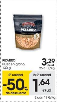 Oferta de Pizarro - Nuez en grano por 3,29€ en Eroski