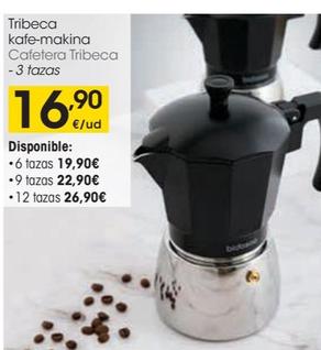 Oferta de Tribeca kafe-makina por 16,9€ en Eroski