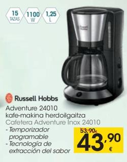 Oferta de Cafetera adventure inox  24010 por 43,9€ en Eroski
