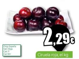Oferta de Ciruela roja por 2,29€ en Unide Supermercados