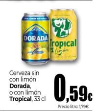 Oferta de Cerveza sin con limón por 0,59€ en Unide Supermercados