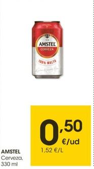 Oferta de Cerveza por 0,5€ en Eroski