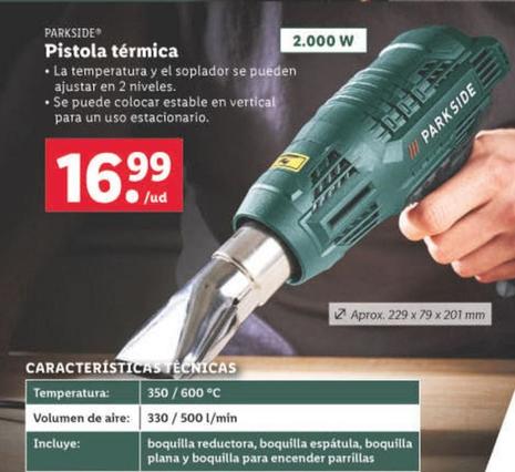 Oferta de Pistola Térmica por 16,99€ en Lidl