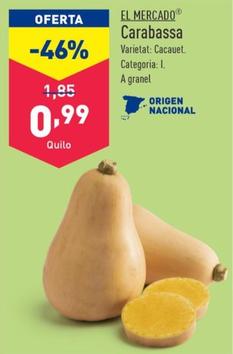 Oferta de Carabassa por 0,99€ en ALDI
