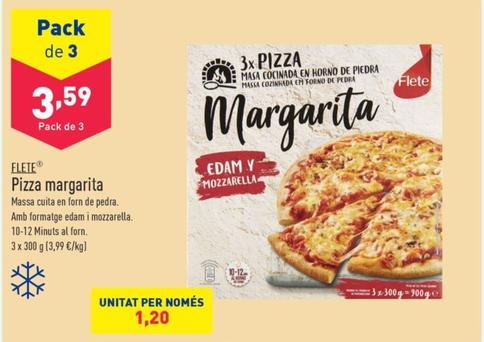 Oferta de Pizza margarita por 1,2€ en ALDI