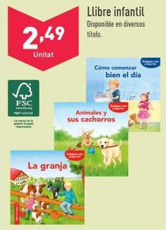 Oferta de Llibre infantil por 2,49€ en ALDI
