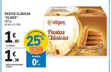 Oferta de Pastas clasicas por 1,85€ en E.Leclerc