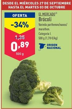 Oferta de Brocoli por 0,89€ en ALDI