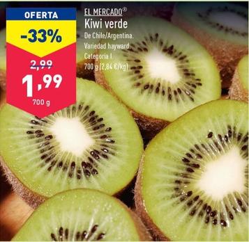 Oferta de Kiwi verde por 1,99€ en ALDI