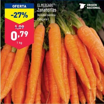 Oferta de Zanahorias por 0,79€ en ALDI