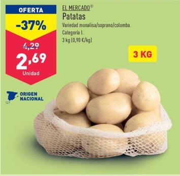 Oferta de Patatas por 2,69€ en ALDI