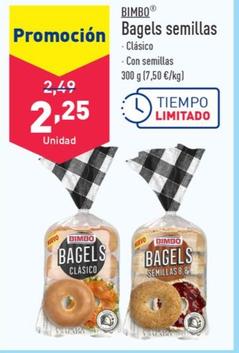 Oferta de Bagels semillas por 2,25€ en ALDI