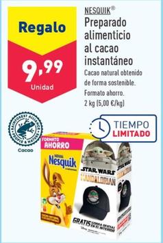 Oferta de Preparado alimenticio al cacao instantaneo por 9,99€ en ALDI