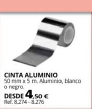 Oferta de Cinta Aluminio por 4,5€ en Coferdroza