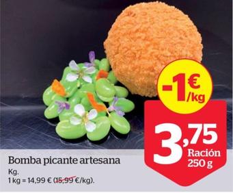 Oferta de Bomba picante artesana por 3,75€ en La Sirena