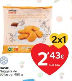 Oferta de Nuggets de pollastre por 2,43€ en Caprabo