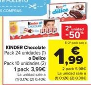Oferta de Chocolate por 3,99€ en Carrefour