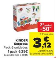 Oferta de Sorpresa por 6,25€ en Carrefour