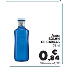 Oferta de Agua por 0,84€ en Carrefour