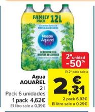 Oferta de Agua por 4,62€ en Carrefour