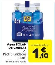 Oferta de Agua por 6,6€ en Carrefour