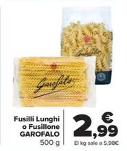 Oferta de Fusilli Lunghi o Fusillone por 2,99€ en Carrefour