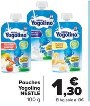 Oferta de Pouches yogolino por 1,3€ en Carrefour