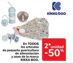 Oferta de Kikka bo - en todos los articulos de pequena puericultura de alimentacion y aseo de la marca en Carrefour