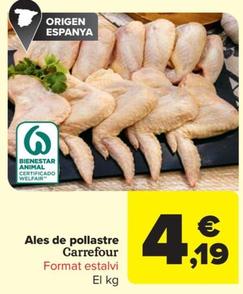 Oferta de Ales De Pollastre por 4,19€ en Carrefour