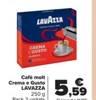 Oferta de Cafe molt creme e gusto por 5,59€ en Carrefour